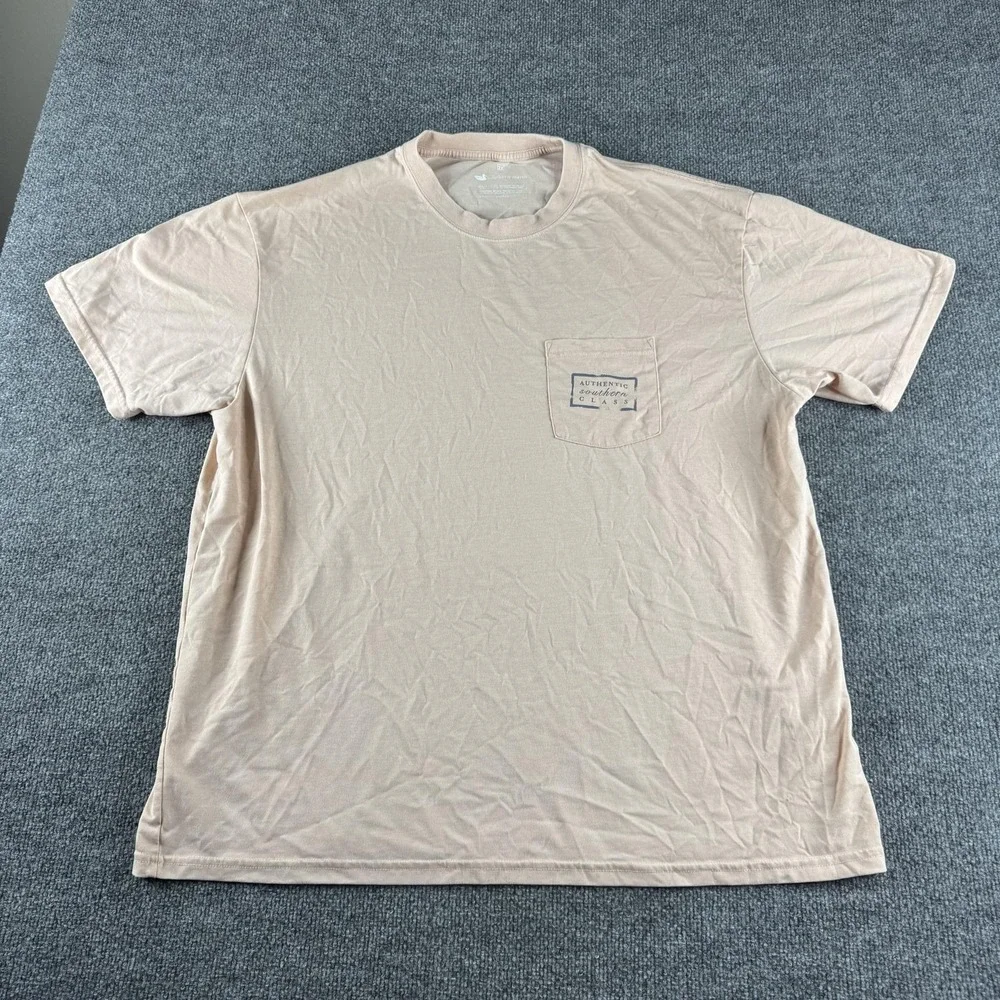 Southern Marsh Shirt Mens 2XL Pink Short Sleeve Pocket Duck Graphic Logo Tee